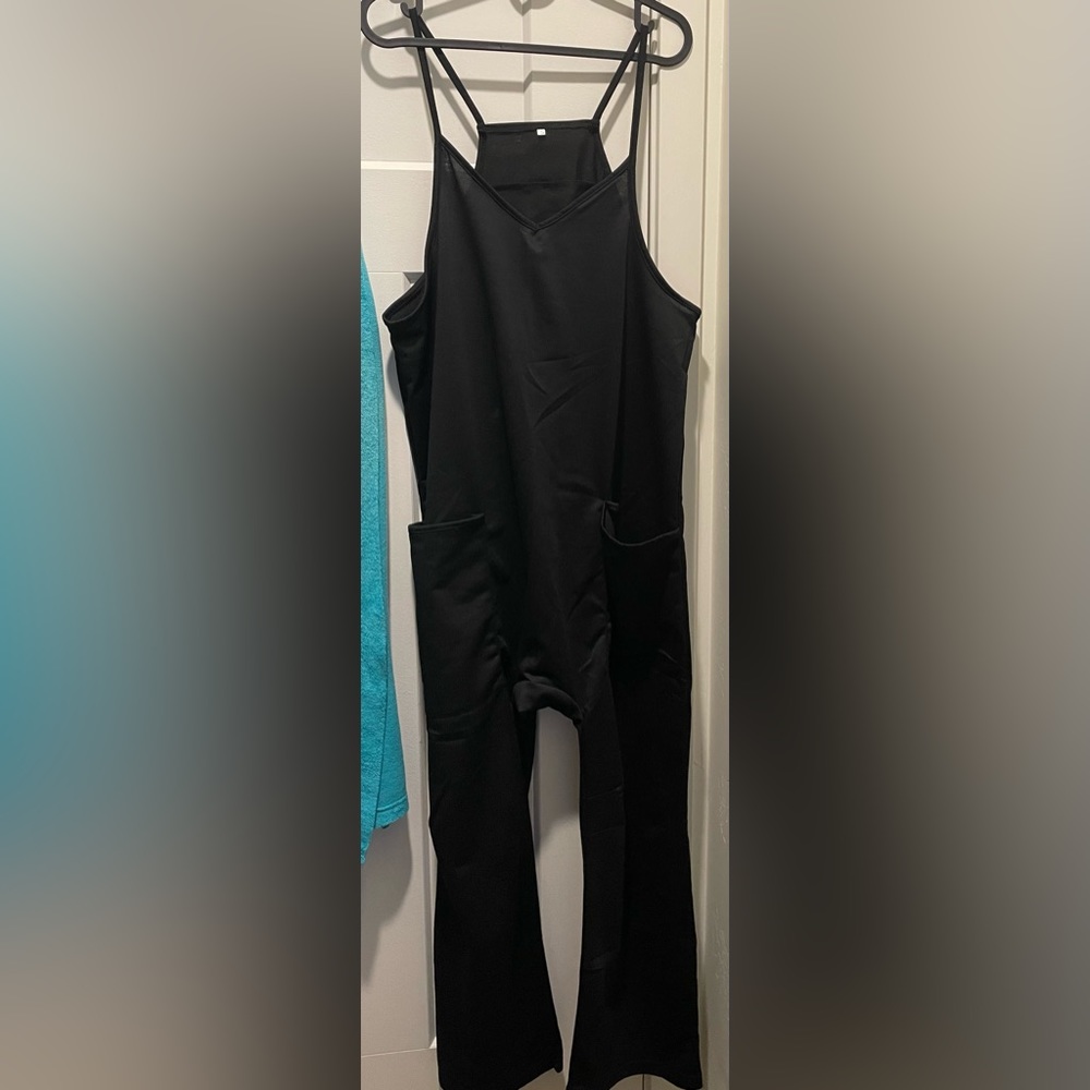 Wide Leg Jumpsuit with Pockets